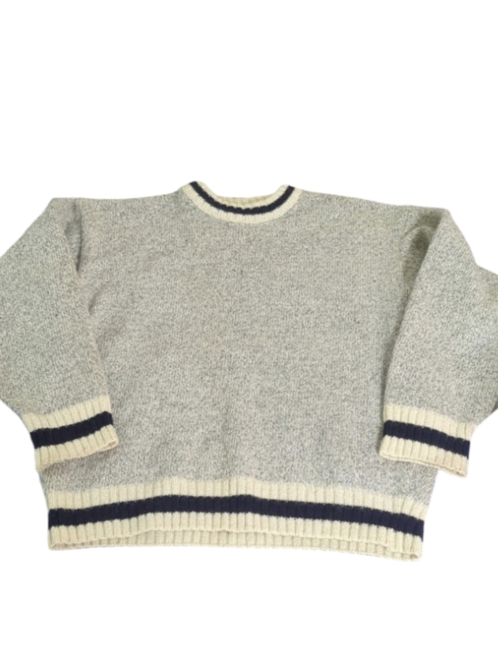Boathouse Row Wool Sweater Size Large | Cozy Heavy Knit Cabin Cottagecore